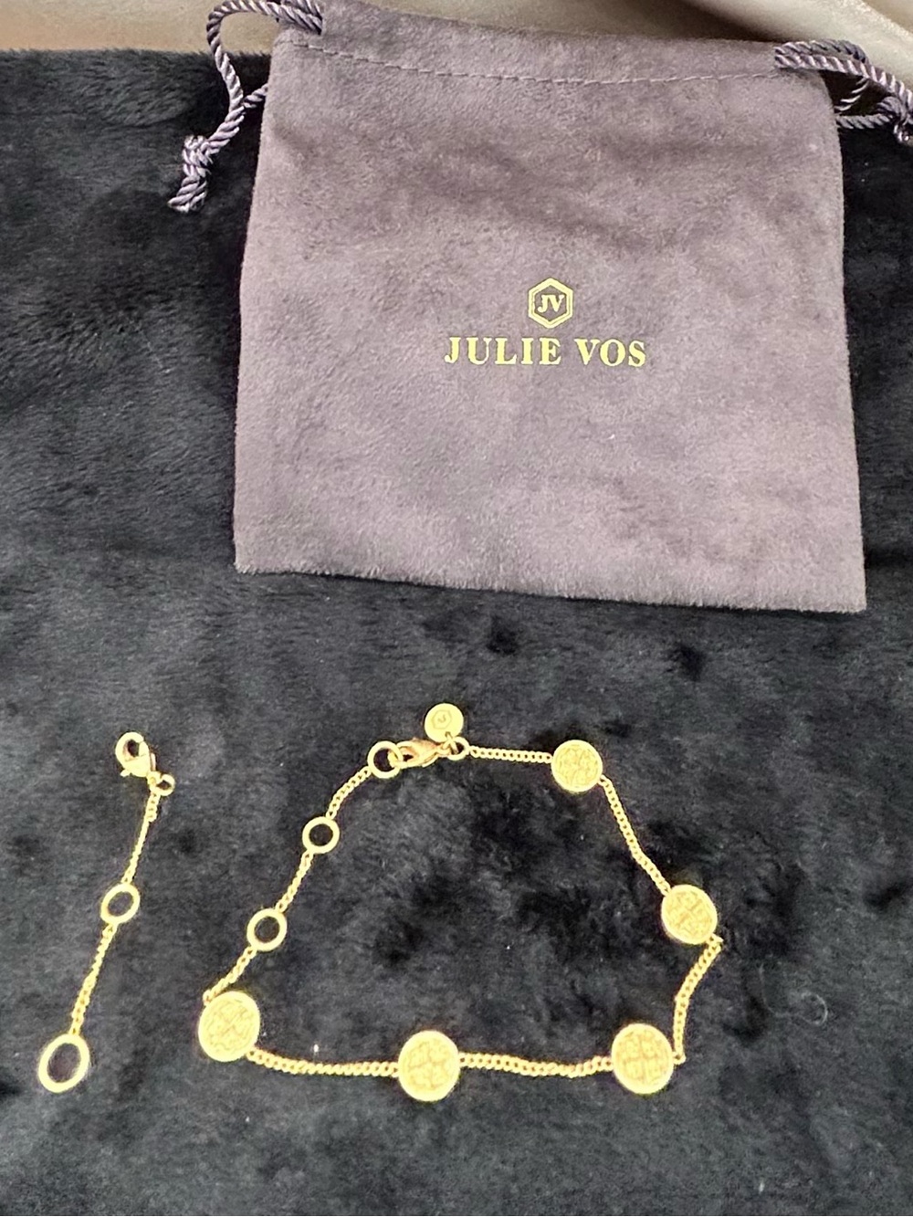 Julie Vos Valencia Delicate Bracelet with Extender -